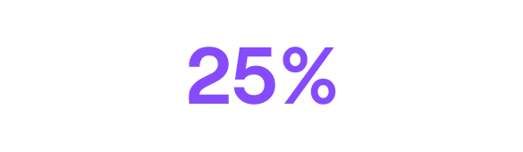 25%