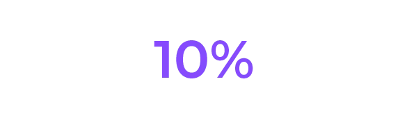 10%