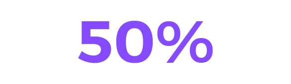 50%