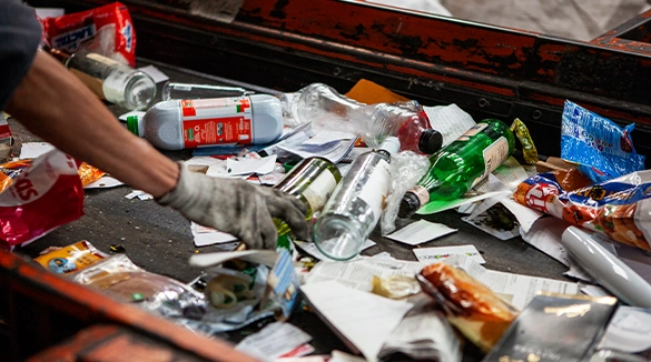 Production management and waste sorting