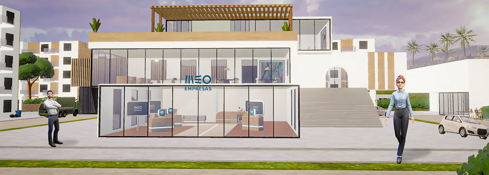 MEO Empresas Virtual reality MEO Empresas at Metaverse | MEO