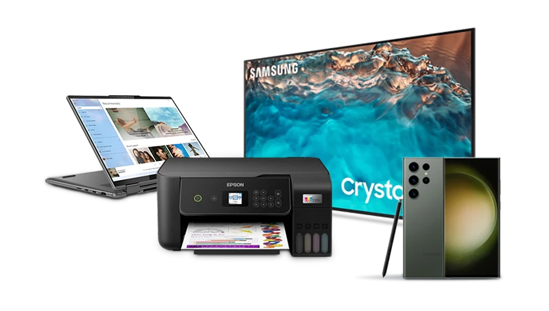 Smartphones, Smart TVs, Tablet, Computers, Accessories and much more