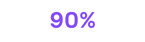90%