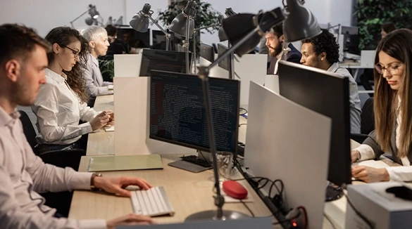 More capacity with the whole office connected