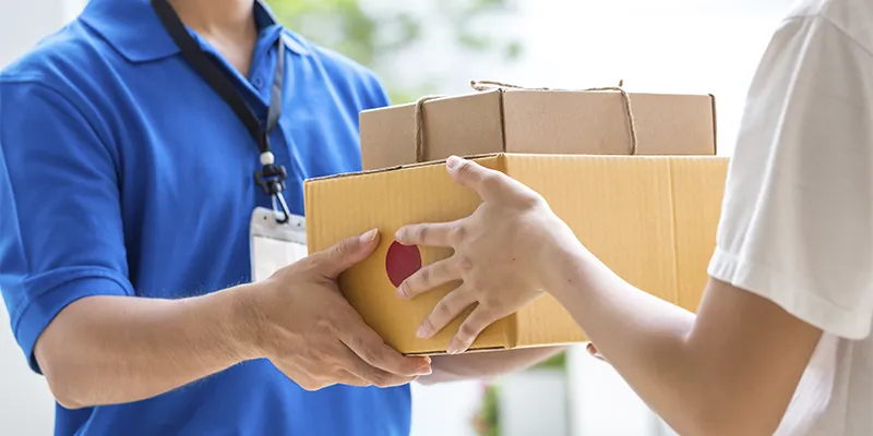 Receive your item free of charge at the address indicated